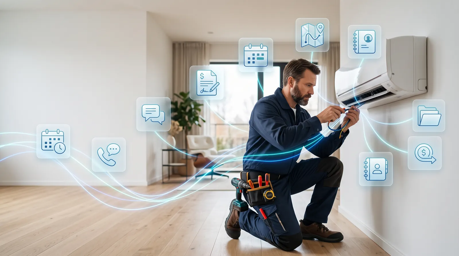 Automatisation IA pour artisans : taches administratives traitees automatiquement (devis, relances, planning)